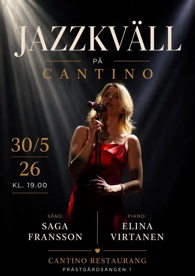 Jazzkväll på Cantino 🎷✨