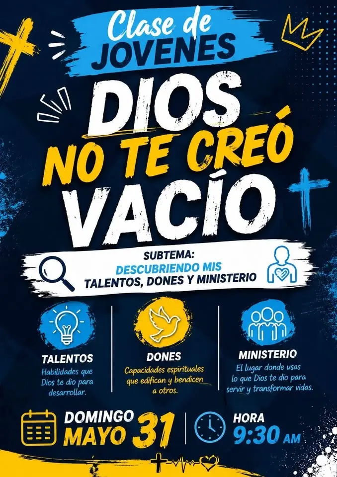 Dios no te creó vacio