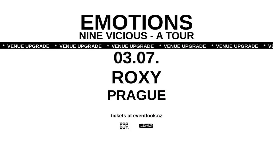 NINE VICIOUS - A TOUR / PRAGUE @ROXY