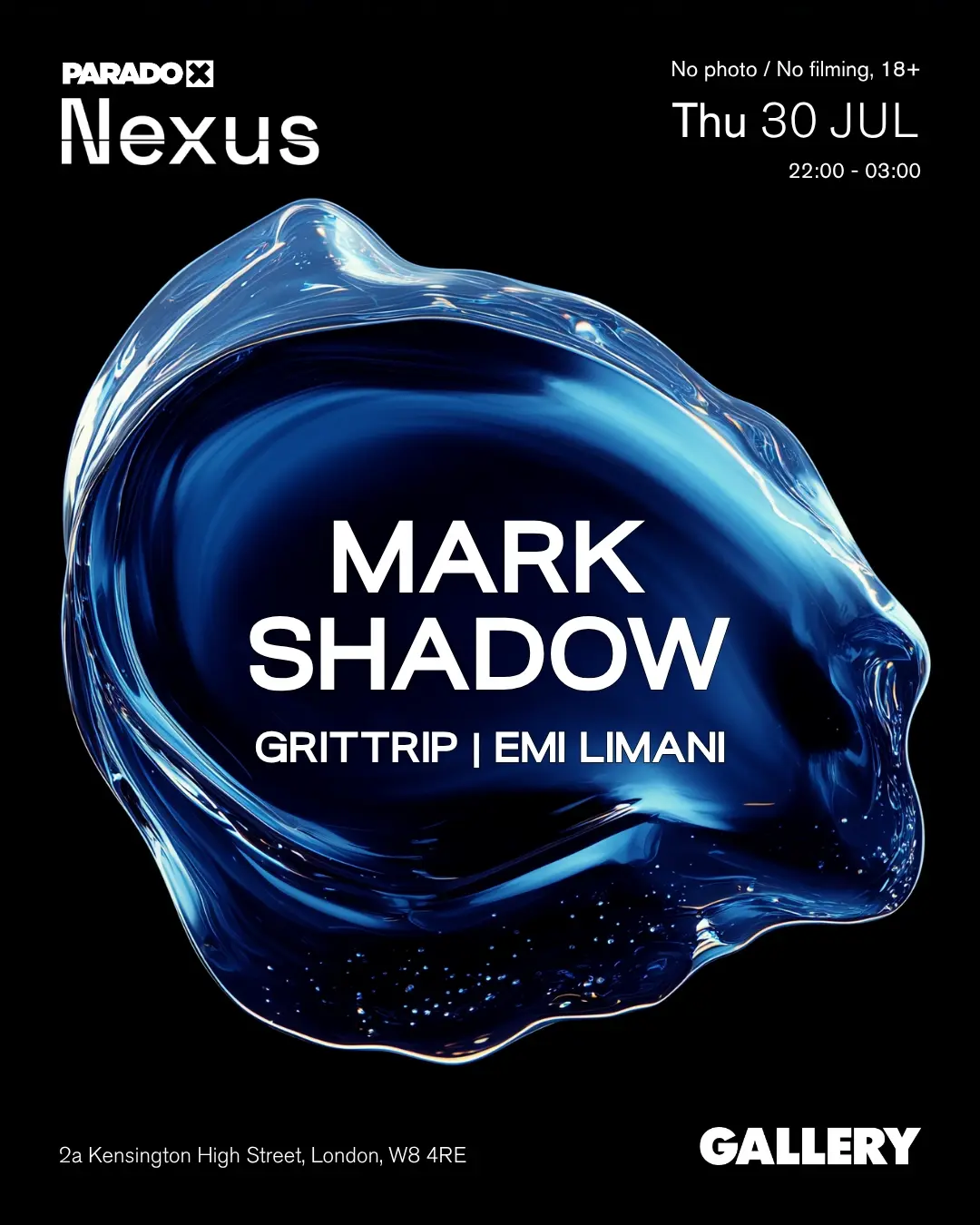 Paradox Nexus: mark shadow - Thursdays at Gallery