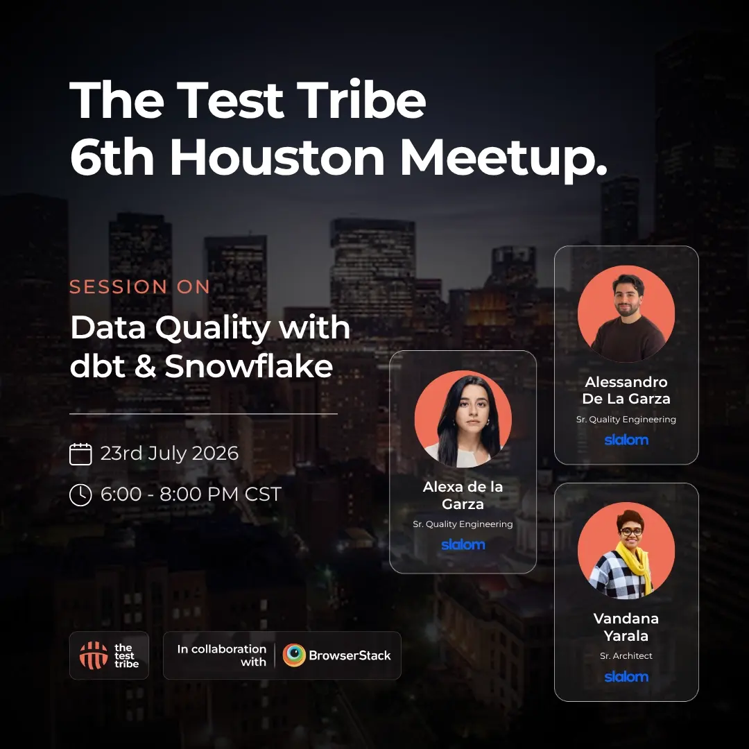 Data Quality with dbt and Snowflake | 6th Houston Meetup