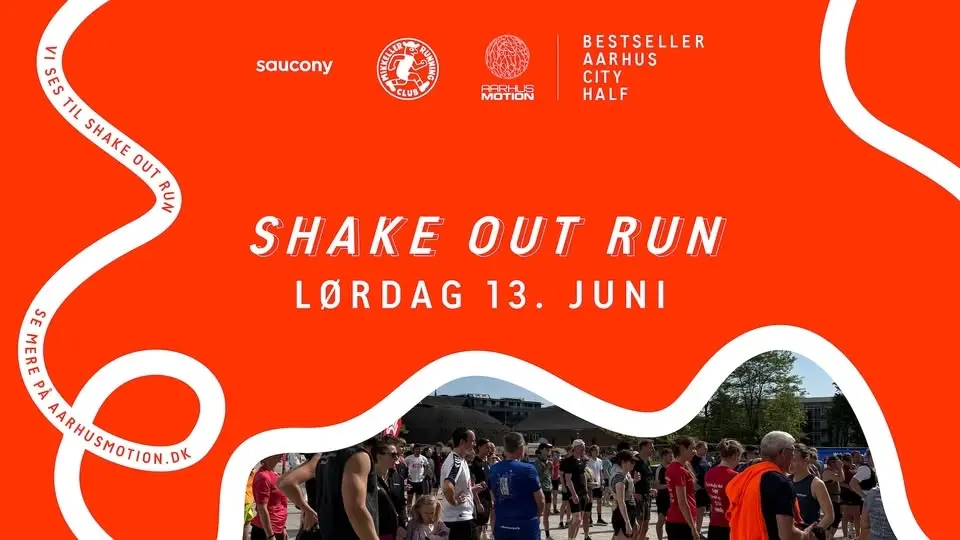 Officiel Shake Out Run - BESTSELLER Aarhus City Half 2026 X Saucony X Mikkeller Running Club