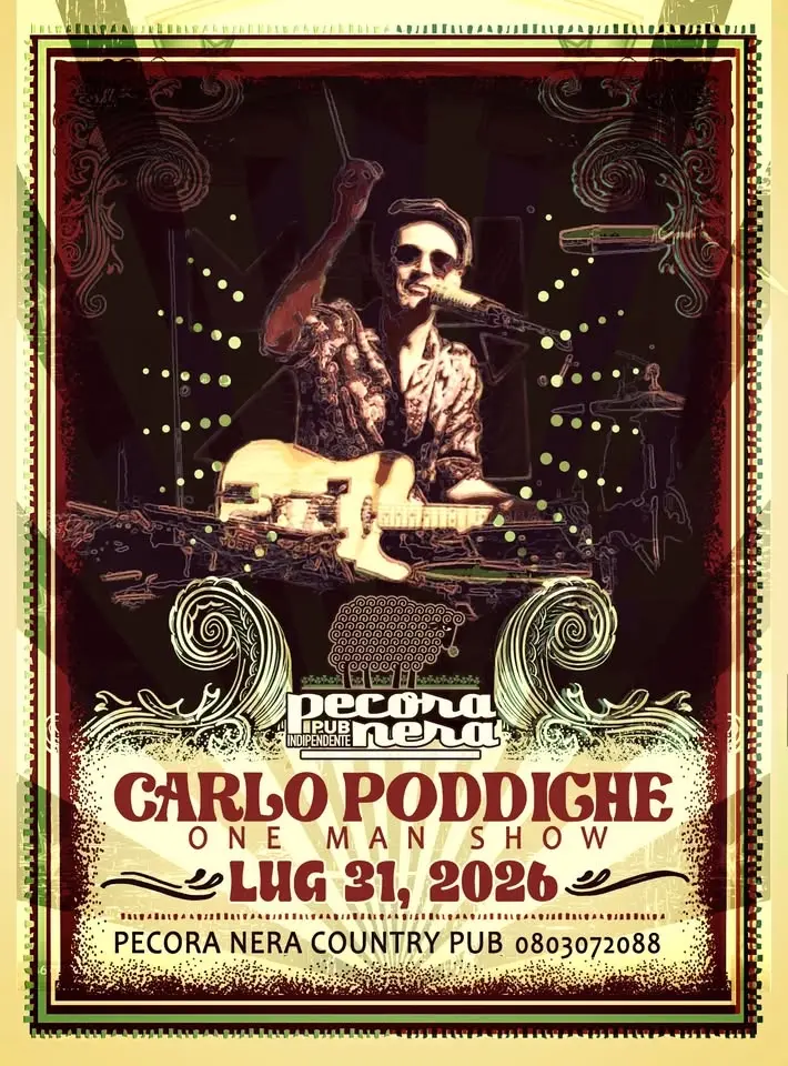 CARLO PODDIGHE one man show @Pecora Nera