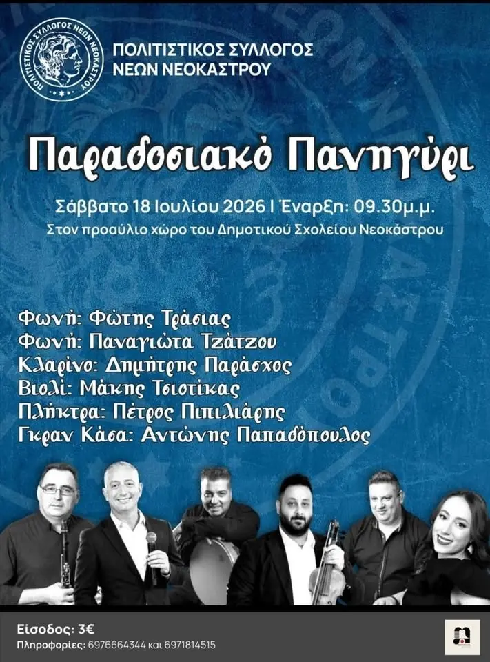 ΠΑΡΑΔΟΣΙΑΚΟ ΠΑΝΗΓΥΡΙ ΣΤΟ ΝΕΟΚΑΣΤΡΟ