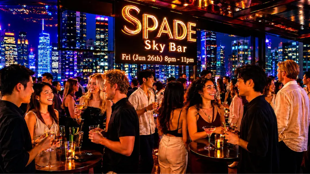 🥂 Ladies FREE Entry 🥂 : 🌆 Epic 41st Floor Sky Bar @ Spade 🌆 