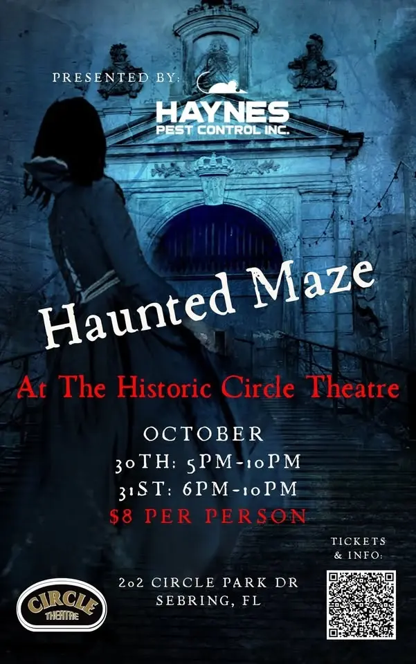 Haunted Maze, presented by Haynes Pest Control