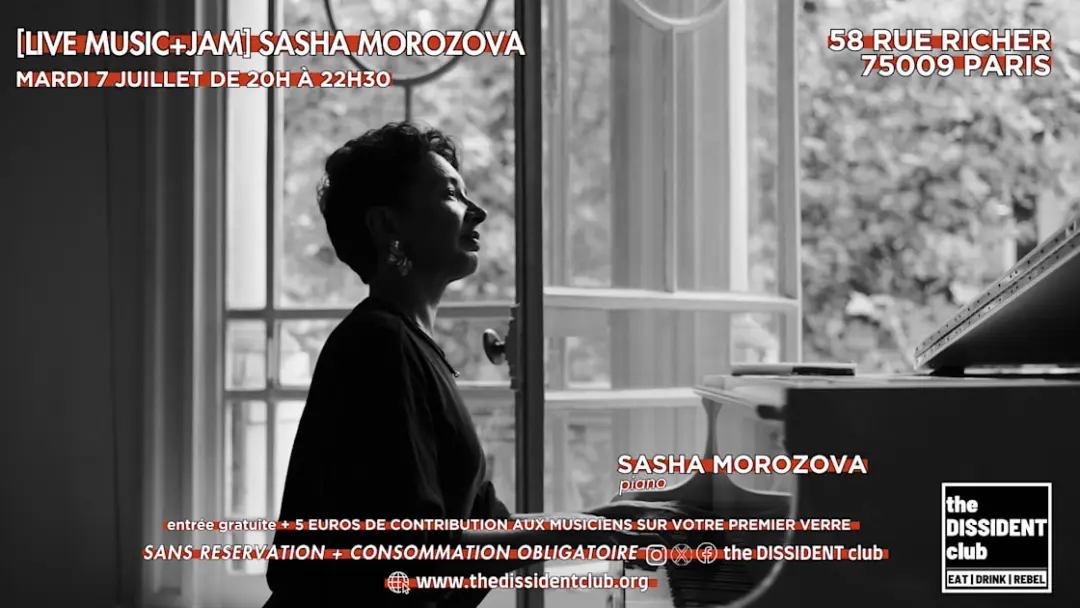 [Live Music + Jam] Sasha