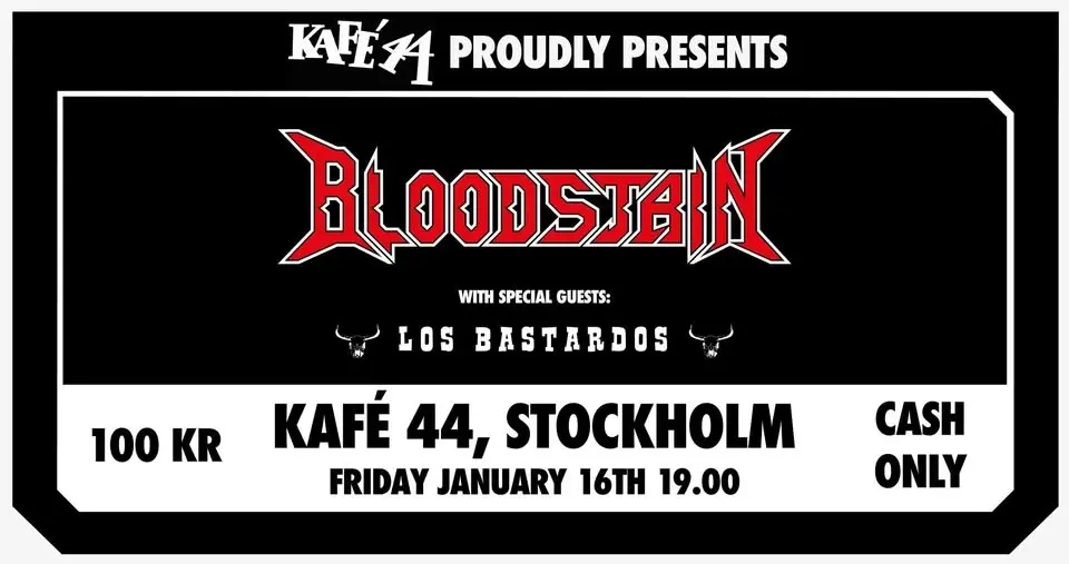 Bloodstain at Kafé 44