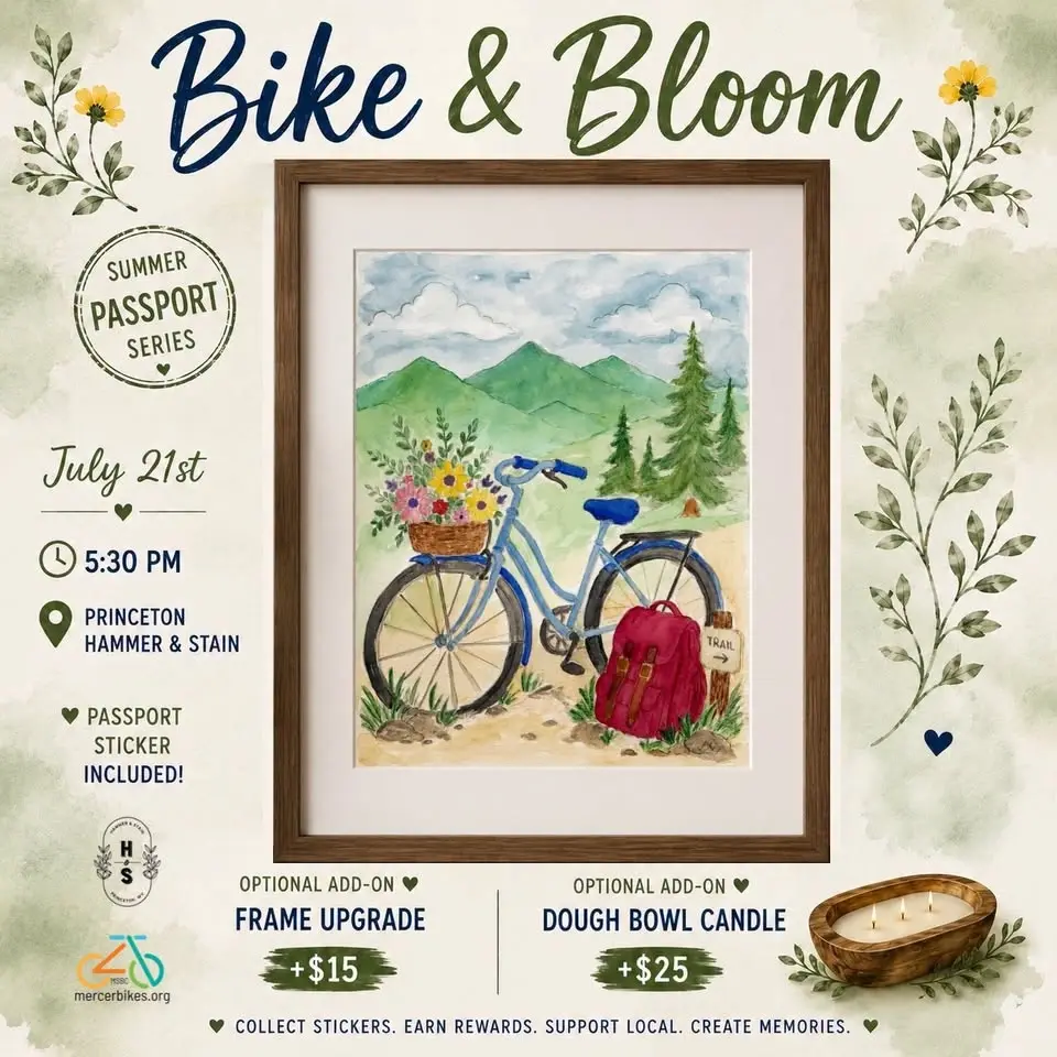 Bike & Bloom: A Summer Passport Experience