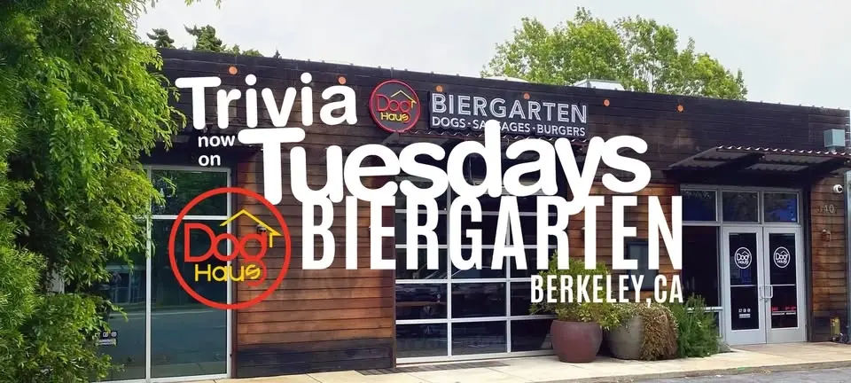 TUESDAY Trivia at Dog Haus Berkeley