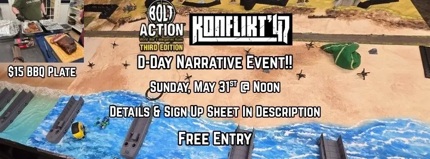 Bolt Action & Konflikt '47 D-Day Narrative Event