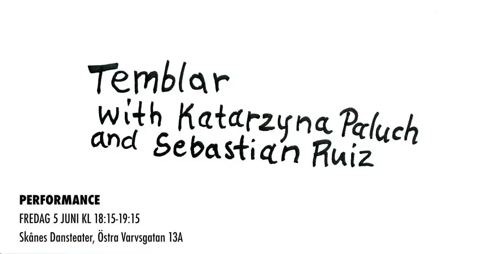 TEMBLAR | Performance with Katarzyna Paluch & Sebastian Ruiz