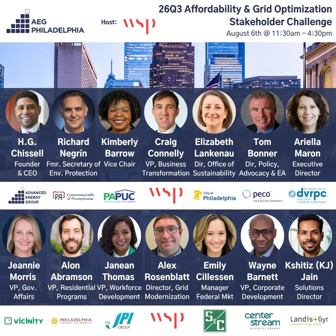 AEG Philadelphia 26Q3 Stakeholder Challenge: Affordability & Grid Optimization