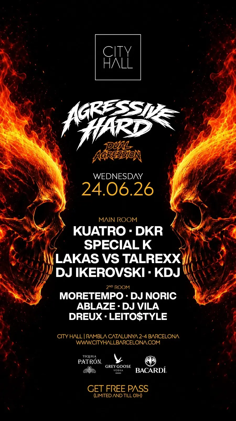AGRESSIVE HARD – DUAL AGRESSION I LIMITED FREE PASS