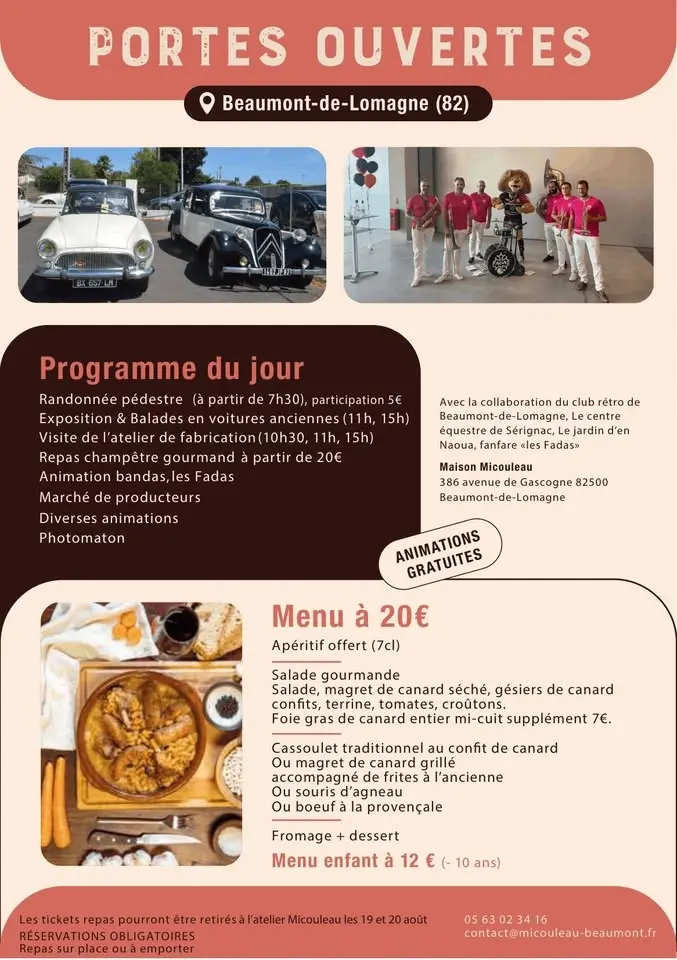 PORTES OUVERTES 2026-MAISON MICOULEAU