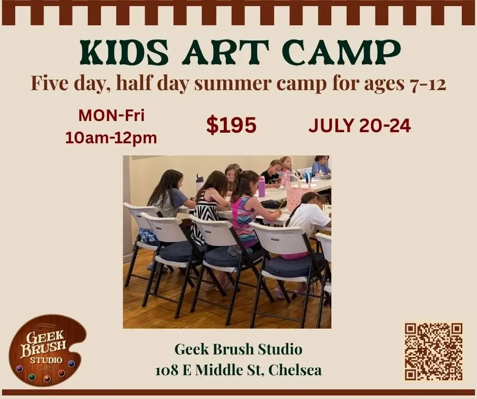 Kids Half Day Art Camp: July 20-24