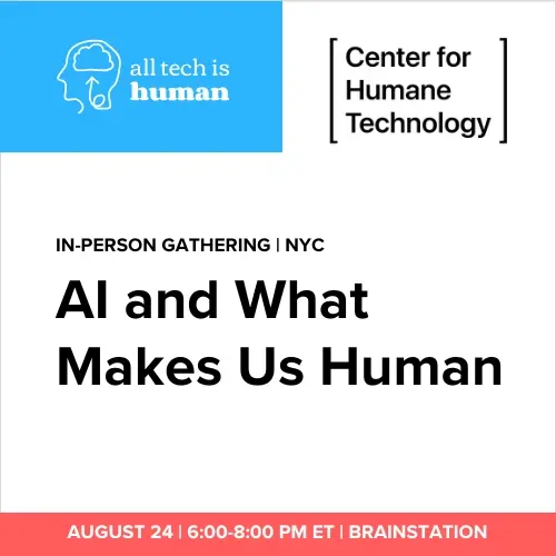 AI and What Makes Us Human, a Fireside Chat with Camille Carlton