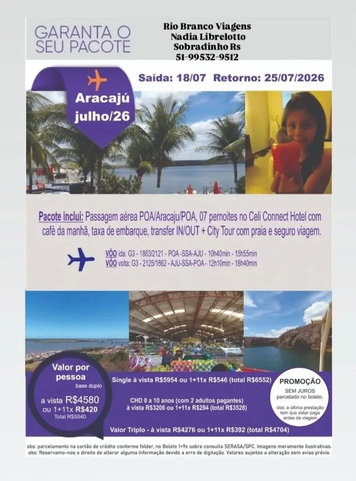 Aracajú Julho 2026