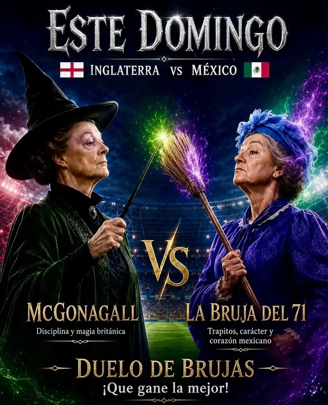 Inglaterra vs México – Duelo de Brujas (World Cup Watch Party)