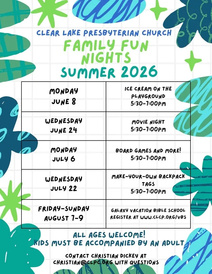 Family Fun Nights - Summer 2026
