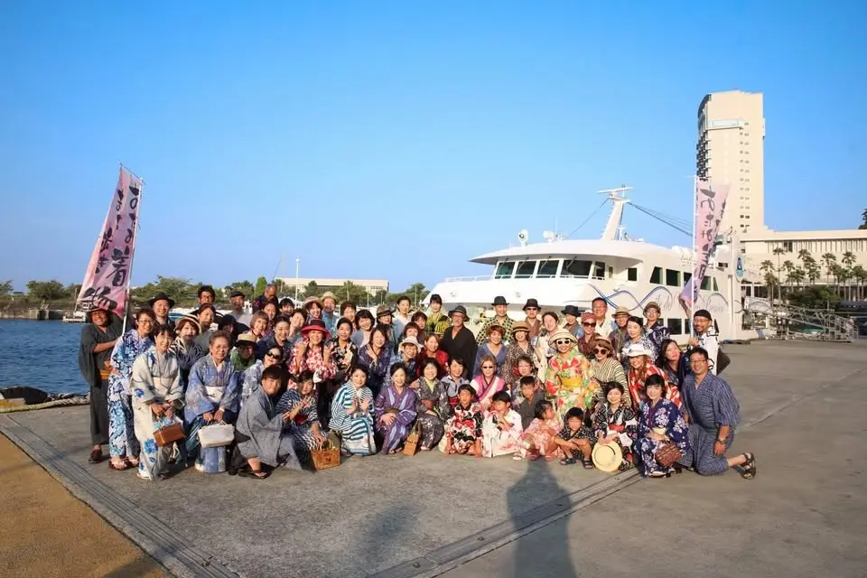 あたみ着物まち歩き in 今宮花結び　@熱海・今宮神社