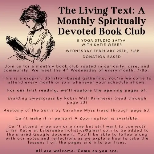 The Living Text: A Monthly Spiritually Devoted Book