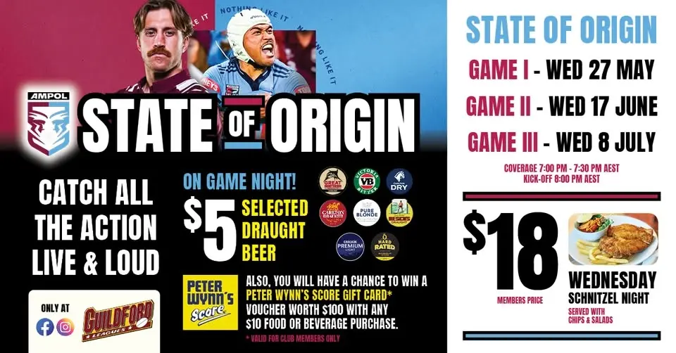 State Of Origin - Guildford Leagues