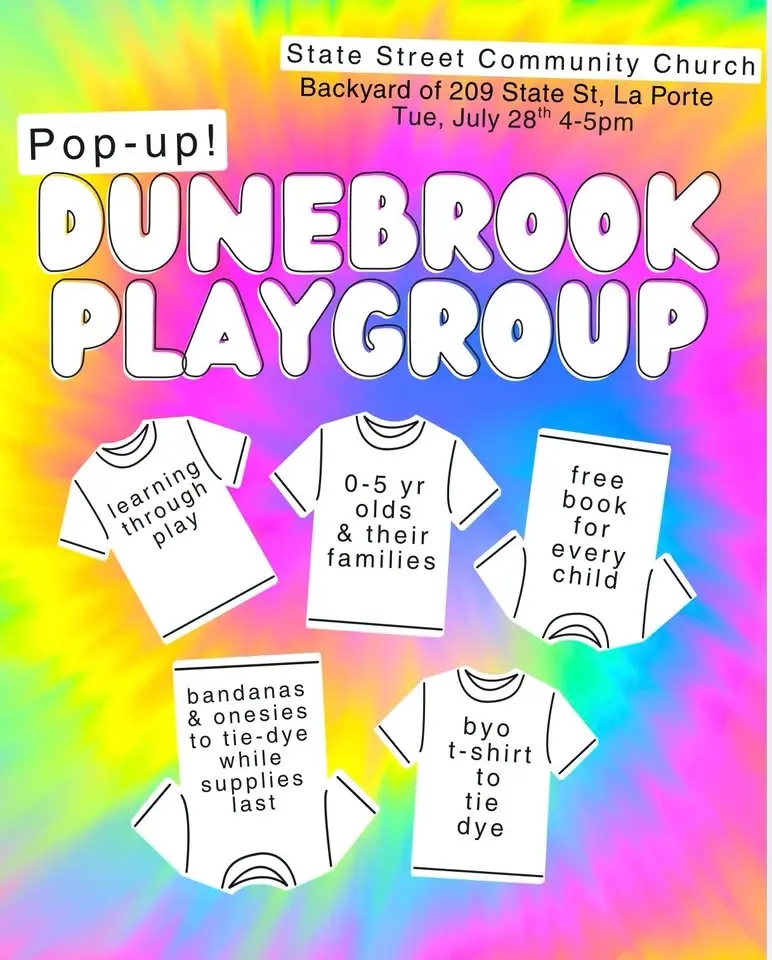 Dunebrook Pop-up "Tie-dye" Playgroup