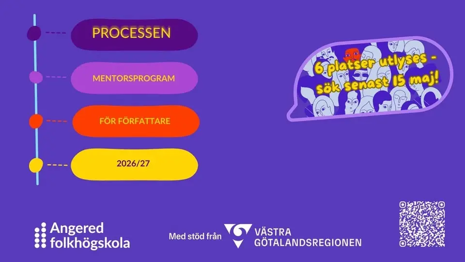 PROCESSEN-mentorsprogram för författare  2026/27
