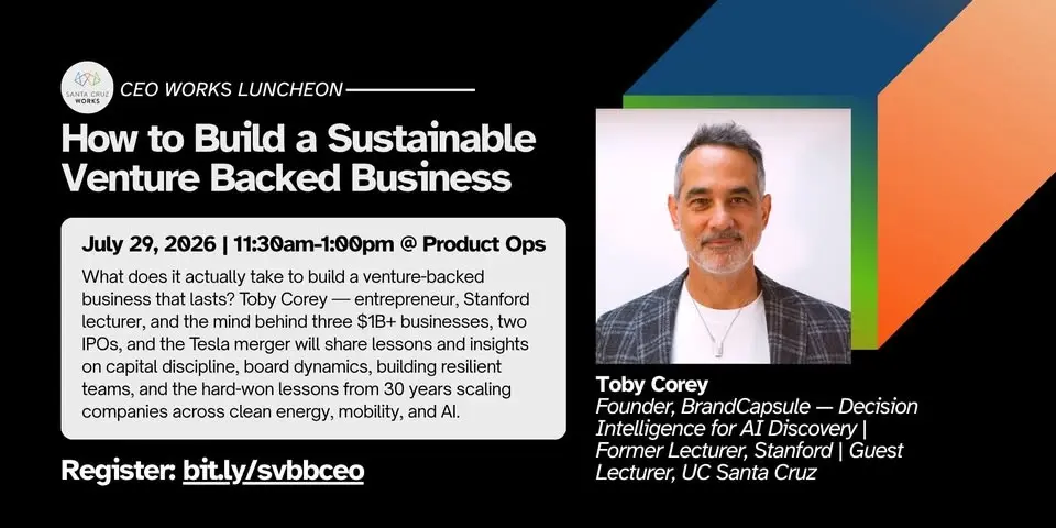 CEO Works Luncheon | How to Run A Sustainable Venture Backed Business