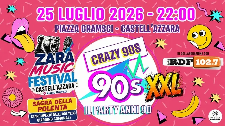 Crazy90s XXL @CASTELL'AZZARA