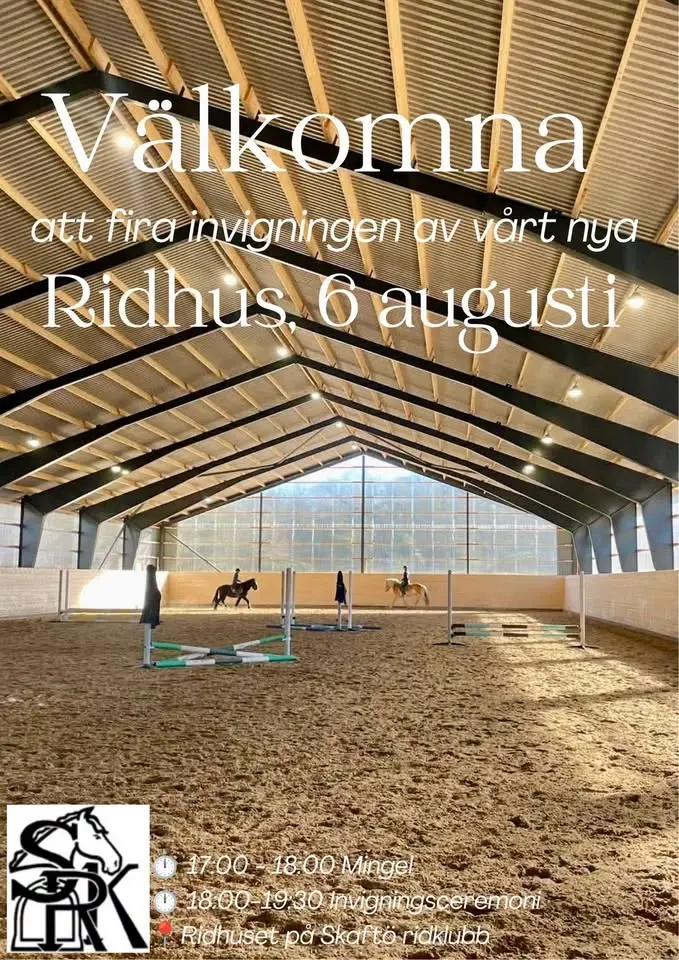 Invigning av vårt nya ridhus!