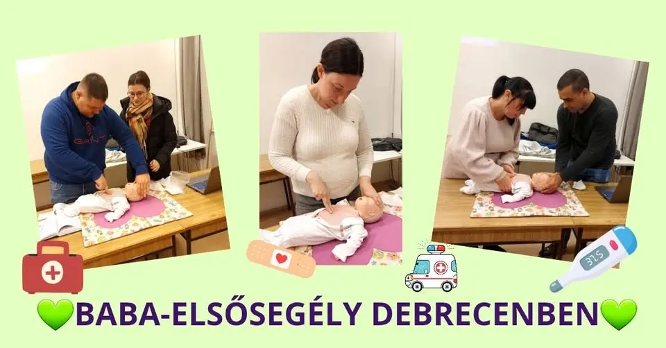 Baba-elsősegély Pálfi Bettivel Debrecenben