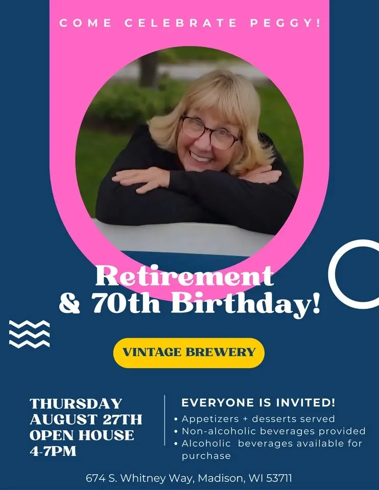 Peggy Eller's Retirement + 70th Birthday Party