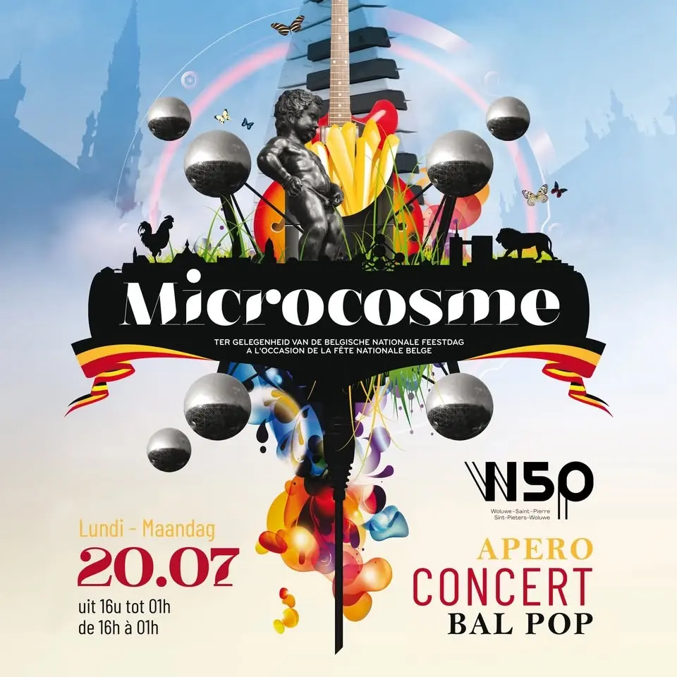 MICROCOSME • FÊTE DES BELGES • APERO • BAL POP