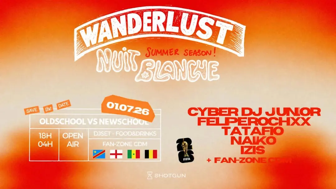 Nuit Blanche X Baile Loca : Summer Open Air + Fan-Zone Cdm