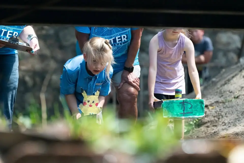 Shoebox Boat Race at Shoal Creek Water Festival 