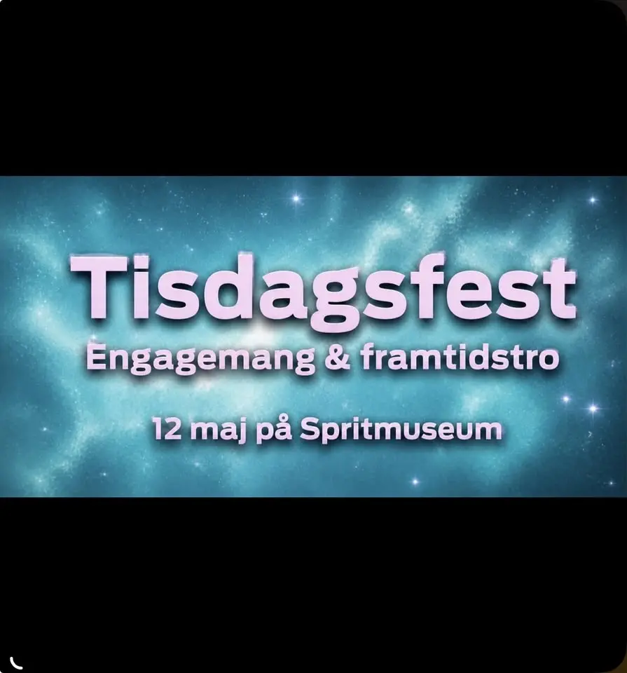 Engagemang och framtidstro! Tisdagsfest på Spritmuseum!