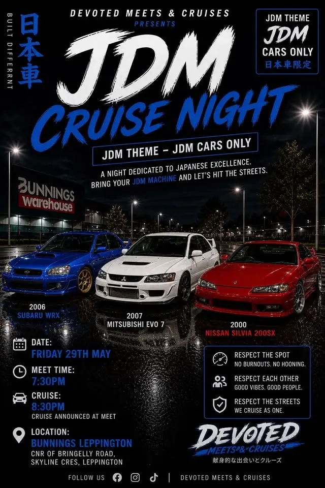 🇯🇵 JDM CRUISE NIGHT🇯🇵