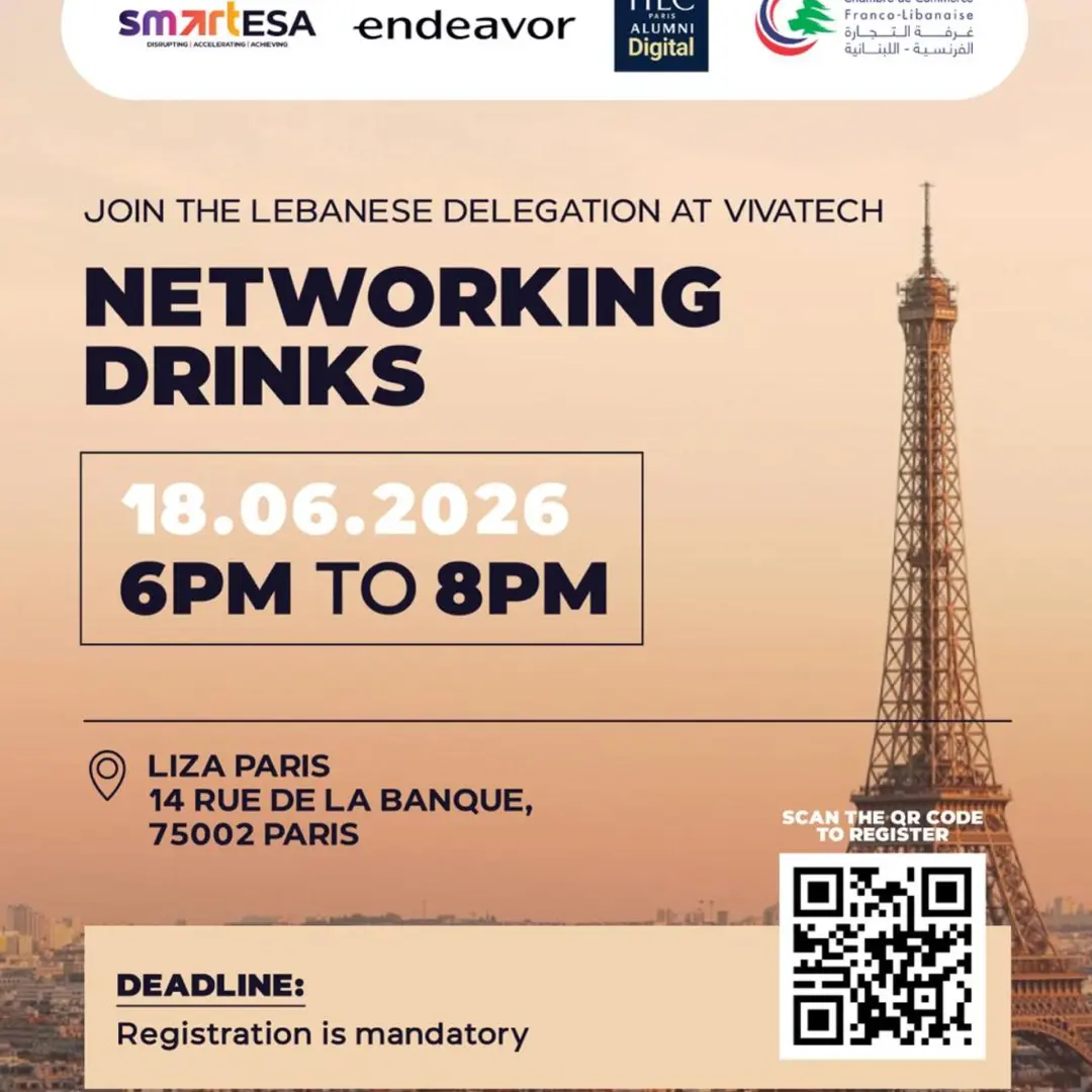 Networking Drinks With The Lebanese Delegation At Vivatech-Paris