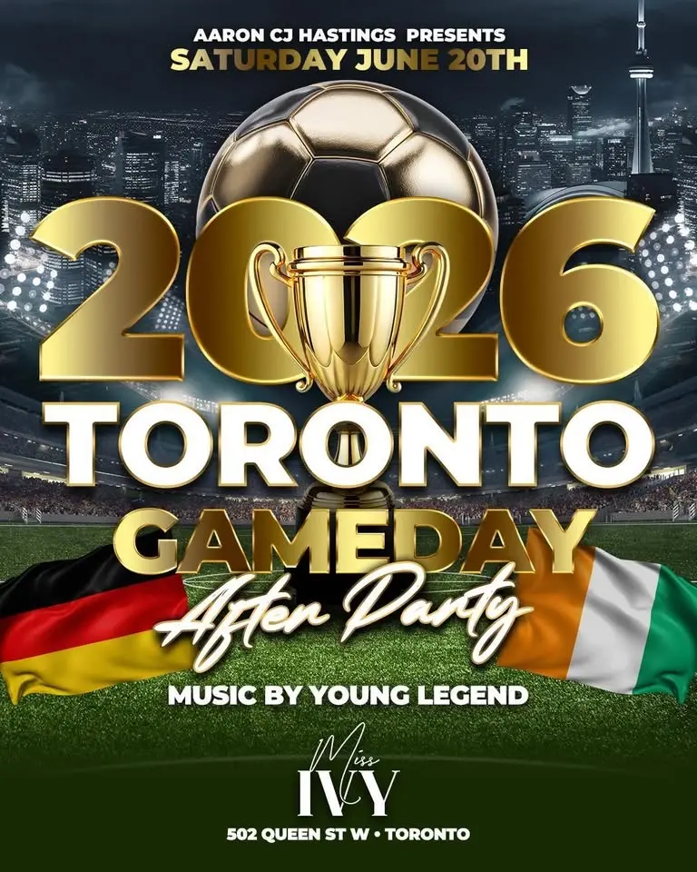 OFFICIAL TORONTO 2026 GAME DAY X AFTER PARTY
