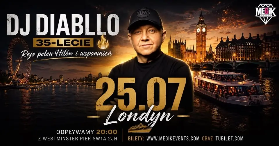 Impreza na Statku 🔥 DJ DIABLLO 35-lecie 🔥