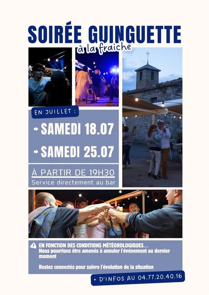 🥳 Soirée Guinguette 🥳 la 1ere !