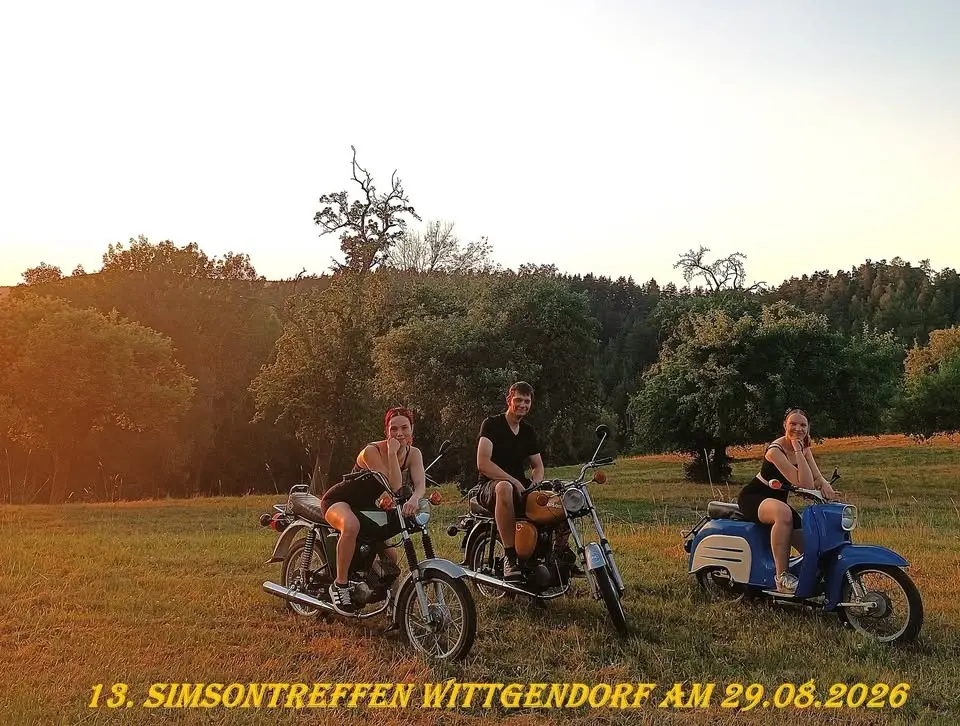 13. Simsontreffen in 07318 Wittgendorf am 29.08.2026