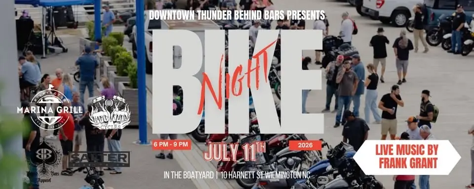 Downtown Thunder Behind Bars Bike Night @ Marina Grill - FREE EVENT 