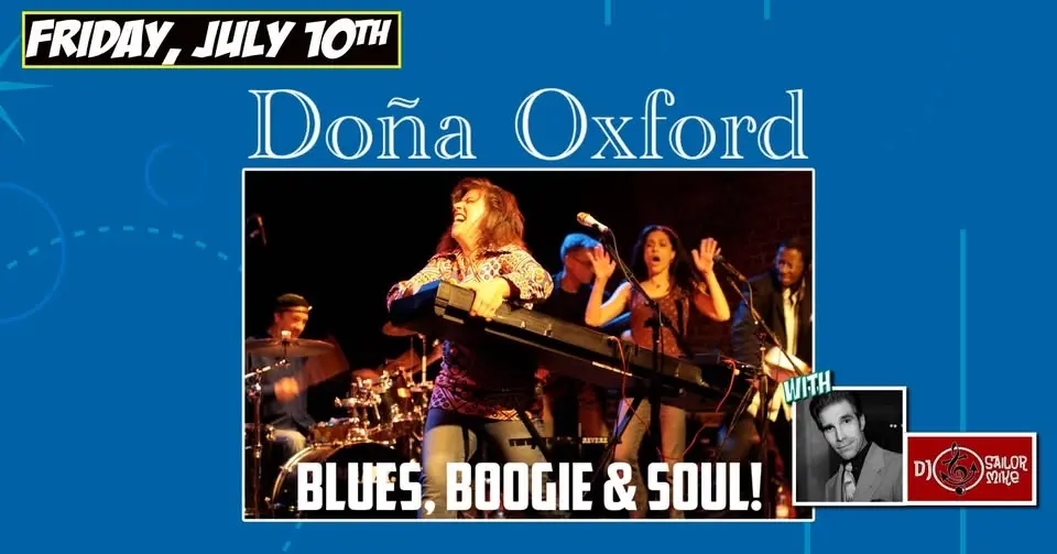 DONA OXFORD  - BLUES, BOOGIE and SOUL Moose Debut with DJ SAILOR MIKE