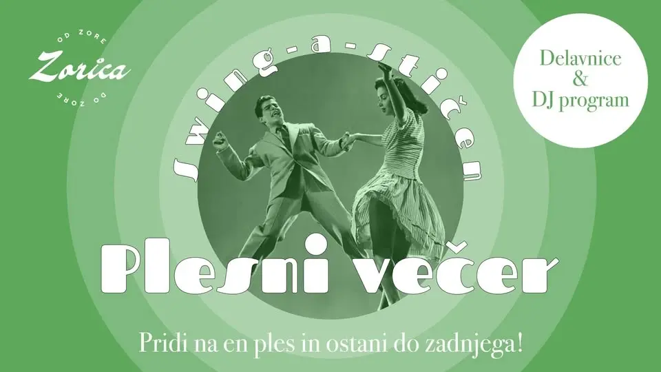 Swing-a-stičen julijski plesni večer v Zorici