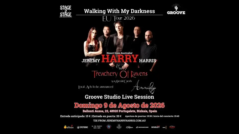 Jeremy Harry Harris & the Treachery Of Ravens |Groove Live Sessions|Bilbao|