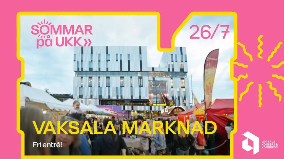Vaksala marknad • 26/7 • Vaksala torg • Fri entré