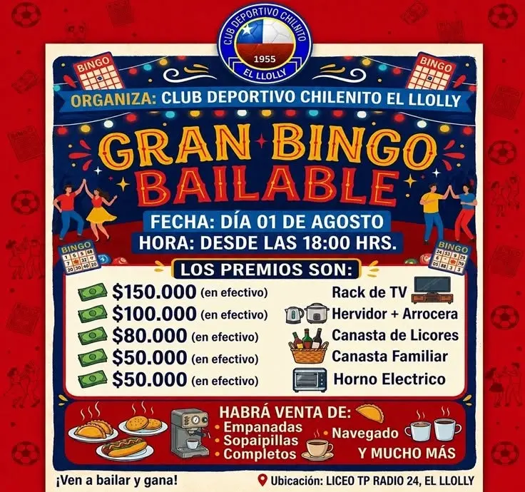 BINGO BAILABLE!!!